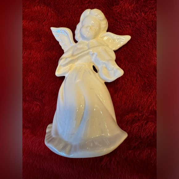 Vintage Violin Playing Angel Ceramic - Picture 5 of 7